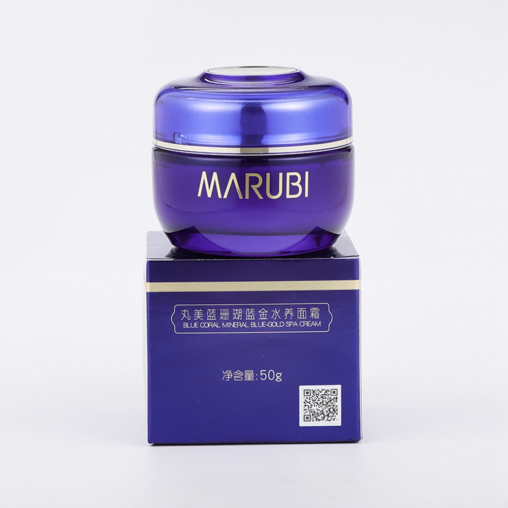 Marble Blue Coral Blue Gold Water Nourishing face cream